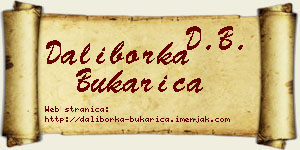 Daliborka Bukarica vizit kartica